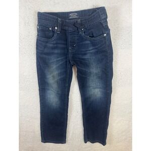 Signature by‎ Levi Strauss & Co womens Jeans Dark Wash Denim Pants Elastic Waist